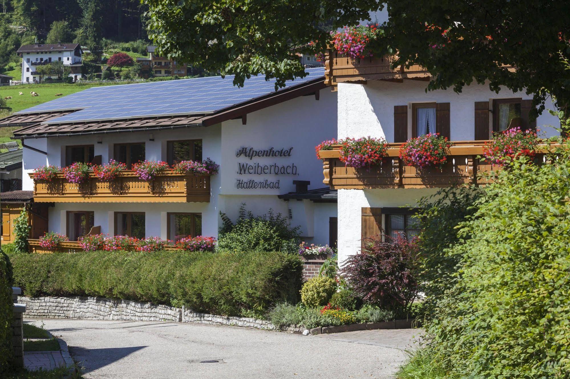 Alpenhotel Weiherbach Berchtesgaden Hallenbad Und Sauna Exterior foto